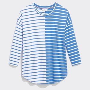 Vineyard Vines Stripe Mix Deluxe Tee Size L